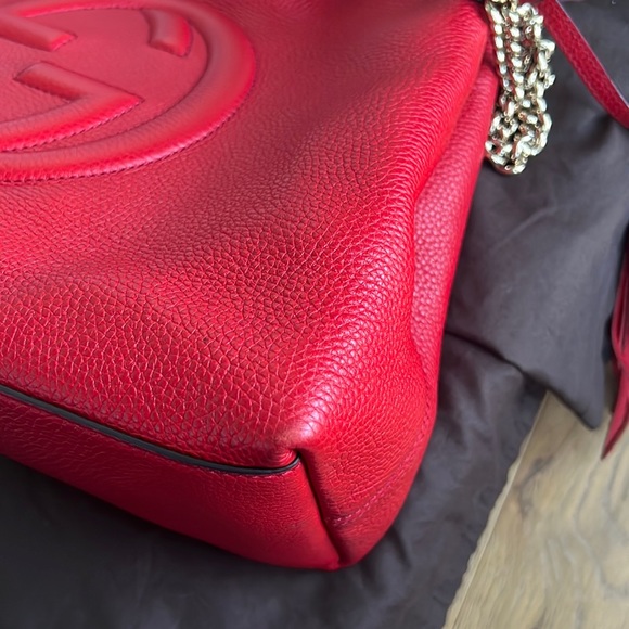 Red Gucci Soho shoulder bag - Picture 11 of 17
